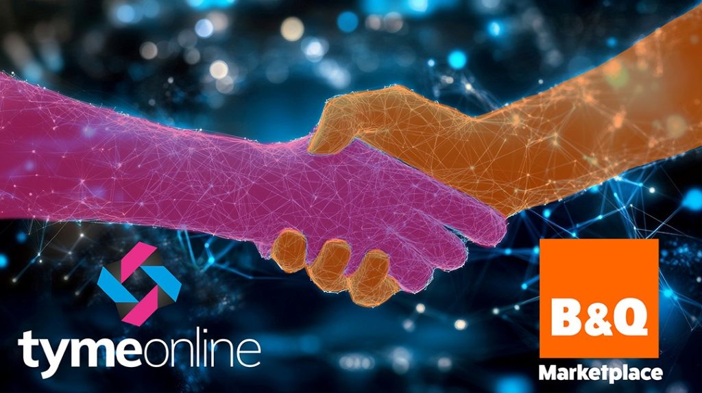 TymeOnline partners with B&Q to help brands succeed on B&Q Marketplace.
